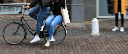  Utrecht in the Netherlands has a population of 330.000 of which 100,000 use their bicycles to get to and from work or education every day. All Photography copyright Paul Pickard